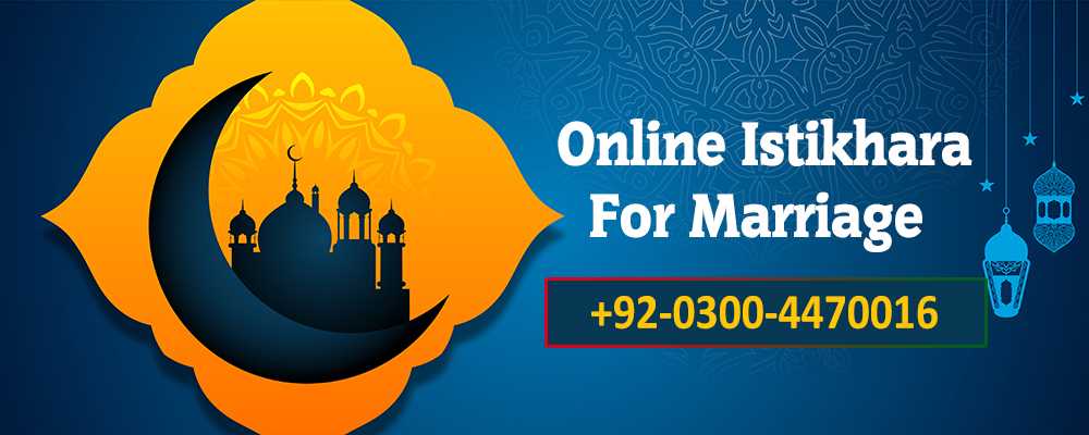 Online istikhara for marriage