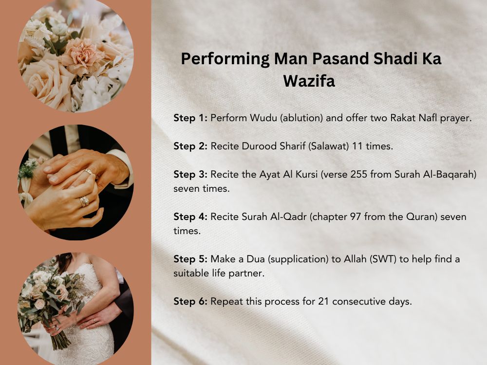 How to perfom Man Pasand Shadi Ka Wazifa